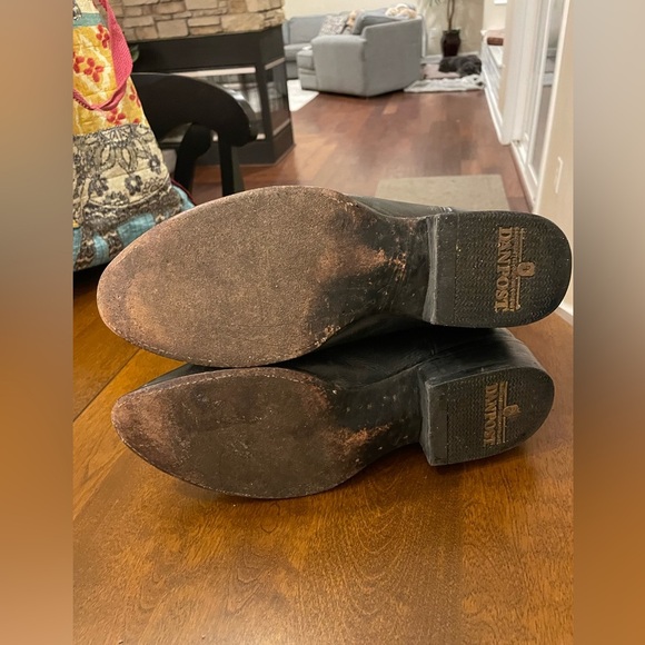 Dan Post Milwaukee Black Western Cowboy Boots 10.5 Extra Wide - Picture 6 of 12